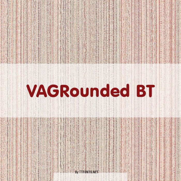 VAGRounded BT example